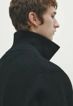 Massimo Dutti Textured Mock Neck With Zip - Jumper - Black 13 Massimo Dutti Textured Mock Neck With Zip - Jumper - Black -Massimo Dutti Shop 44df5544c2924b42b3c91e6755e21685