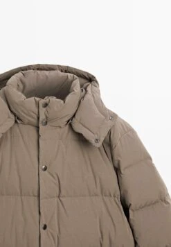 Massimo Dutti Down Coat - Khaki -Massimo Dutti Shop 45598e5103244e1aa45cd0331783b645