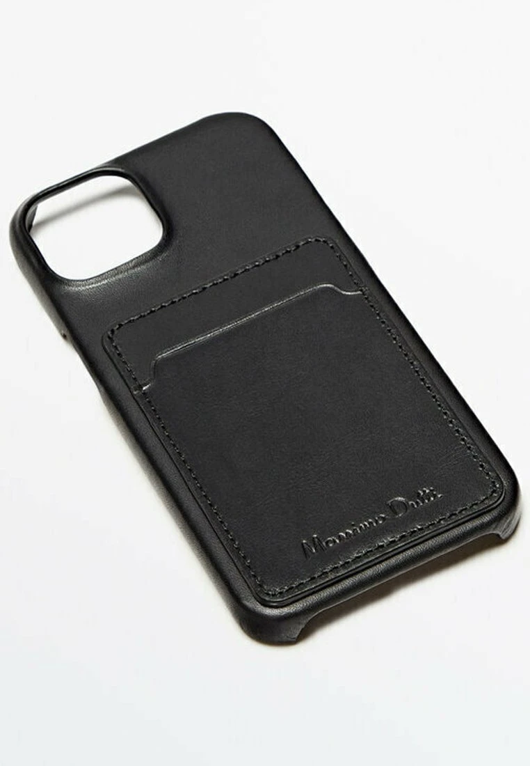 Massimo Dutti Iphone 14 With Card Slot - Phone Case - Black 4 Massimo Dutti Iphone 14 With Card Slot - Phone Case - Black - Image 2