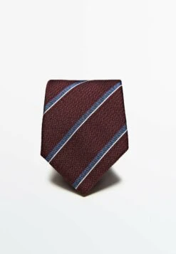 Massimo Dutti Blend Striped - Tie - Bordeaux 12 Massimo Dutti Blend Striped - Tie - Bordeaux -Massimo Dutti Shop 45ba66a78d58446d98a18eca9e4ad388