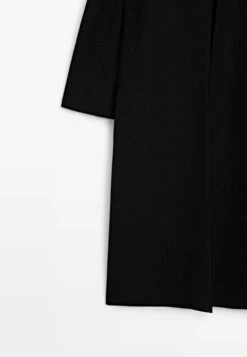 Massimo Dutti WITH STAND COLLAR - Classic Coat - Black -Massimo Dutti Shop 45c5dc96e7a5411698f943e64ed8bf79