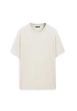 Massimo Dutti SHORT SLEEVE - Basic T-shirt - Brown -Massimo Dutti Shop 45d6cdaaf21c427a9deb607b1f845778