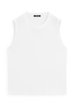 Massimo Dutti BOXY FIT WITH CREW NECK - Basic T-shirt - White -Massimo Dutti Shop 45fae738e3e14663a30018c256721bf0