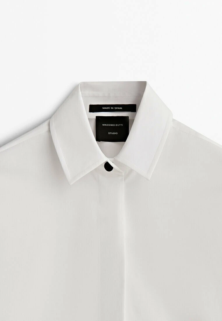 Massimo Dutti StudioWith Sleeve Detail - Button-Down Blouse 10 Massimo Dutti StudioWith Sleeve Detail - Button-Down Blouse - Image 8