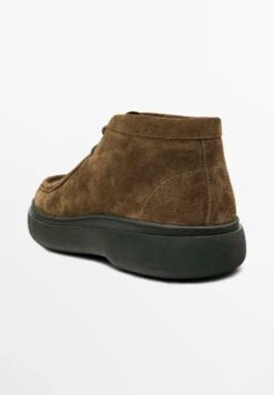 Massimo Dutti MOC TOE SPLIT - Lace-up Ankle Boots - Brown -Massimo Dutti Shop 464b95295bc54a5b894c3a743b64db3e