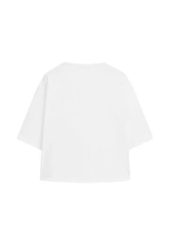 Massimo Dutti OVERSIZE HEAVY WEIGHT - Basic T-shirt - White -Massimo Dutti Shop 46cd2af6c9a64def8ebb1d0fefd462f4