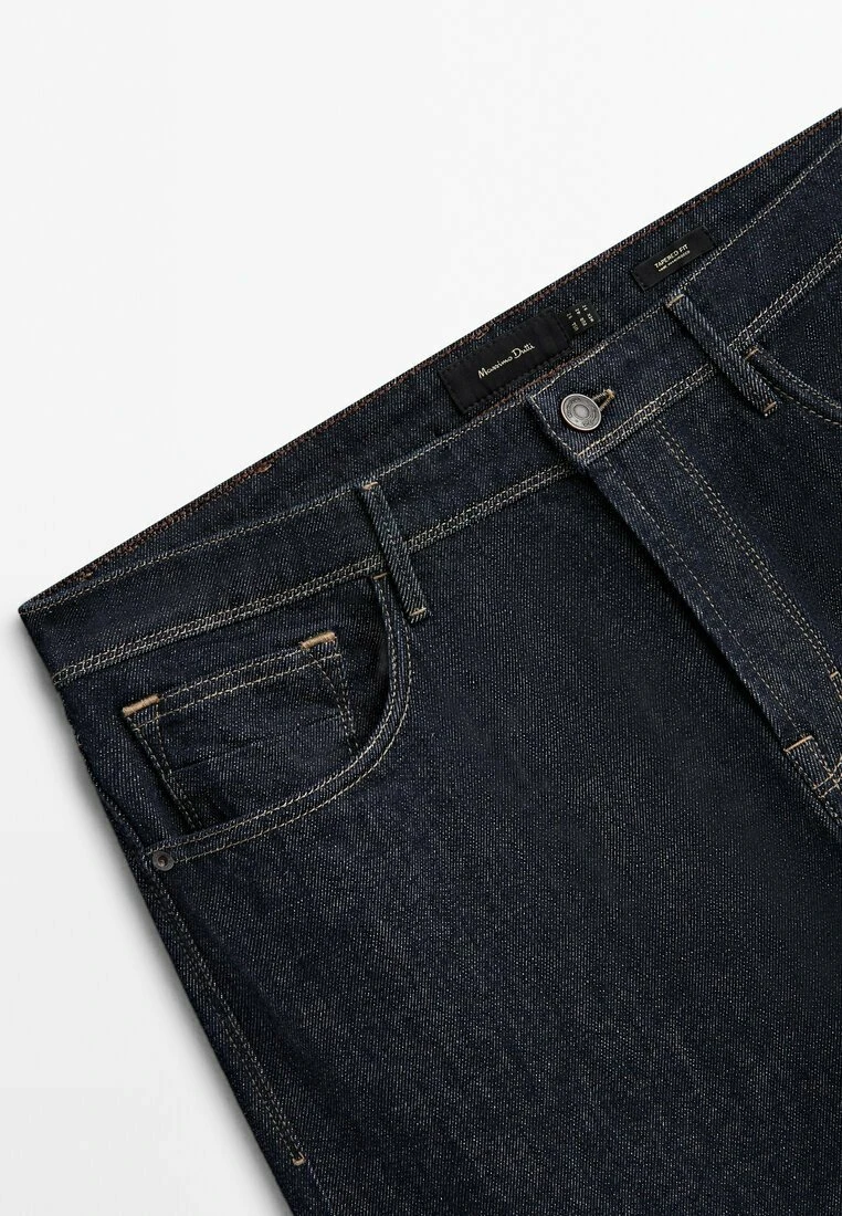 Massimo Dutti Tapered Fit Rinse Wash - Slim Fit Jeans - Blue 11 Massimo Dutti Tapered Fit Rinse Wash - Slim Fit Jeans - Blue - Image 9