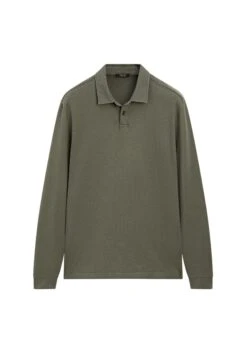 Massimo Dutti DISTRESSED-EFFECT POLO NECK - Long Sleeved Top - Beige -Massimo Dutti Shop 4718a154ddeb43318293a052ce906b44