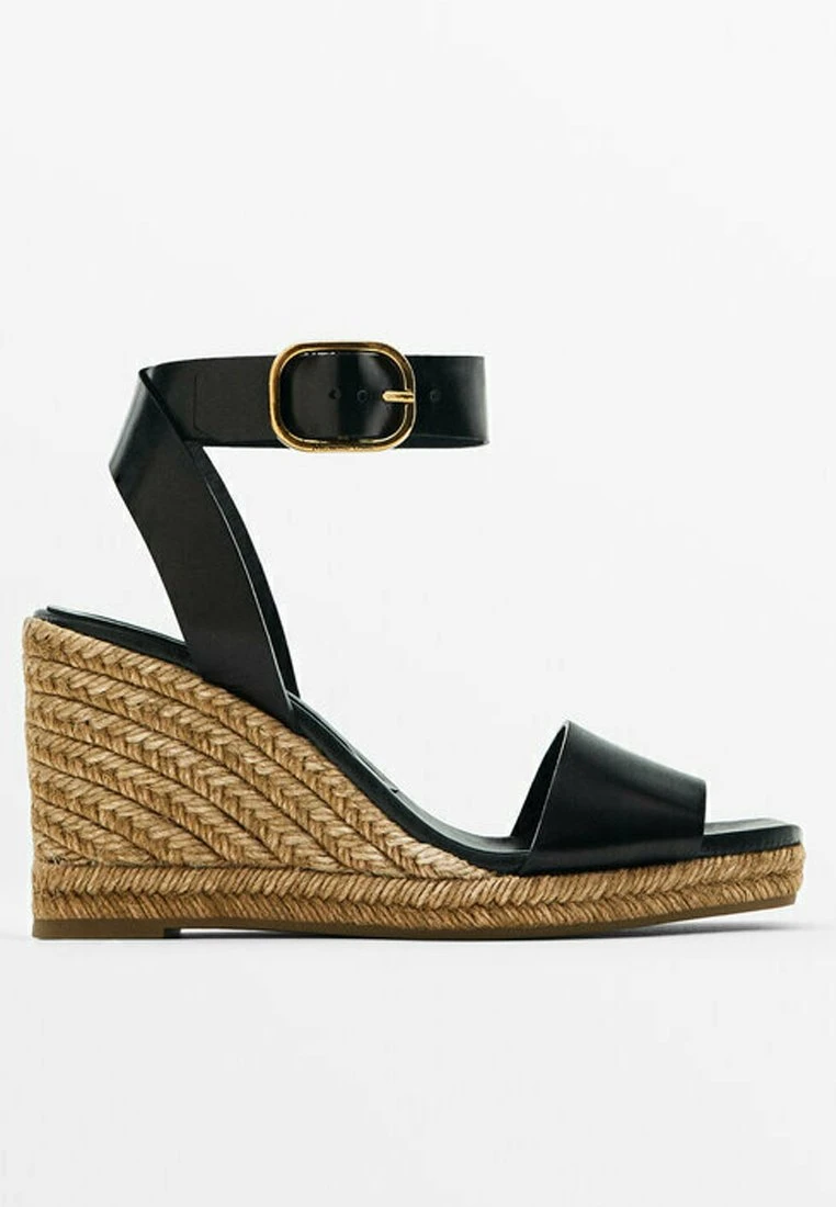 Massimo Dutti With Buckled Ankle Strap - Wedge Sandals 9 Massimo Dutti With Buckled Ankle Strap - Wedge Sandals - Image 7