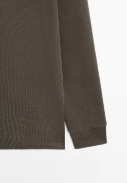Massimo Dutti ZIPPED HIGH NECK - Jumper - Dark Green -Massimo Dutti Shop 4783a1be2897498680ac6fce6c36d75f