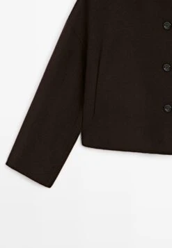 Massimo Dutti Summer Jacket - Mottled Dark Brown -Massimo Dutti Shop 479a483b3f0a4c61ad6cfd84309e94f6