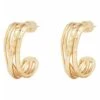 Massimo Dutti Minimalist Hoop - Earrings - Gold Coloured -Massimo Dutti Shop 47d8f04499904311aa6877840f749bfc