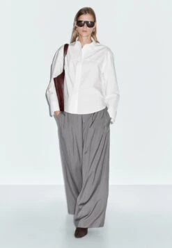 Massimo Dutti OXFORD COLLAR LONG SLEEVE - Button-down Blouse - White 13 Massimo Dutti OXFORD COLLAR LONG SLEEVE - Button-down Blouse - White -Massimo Dutti Shop 47e23a7639e04855a5d056b6501ff799