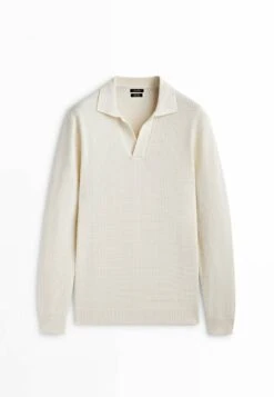 Massimo Dutti Textured - Jumper - Beige -Massimo Dutti Shop 47fa735396bd4612bb74daac787affa3
