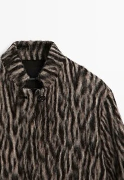 Massimo Dutti ANIMAL PRINT - Classic Coat - Mottled Brown -Massimo Dutti Shop 480e024a70f840b58a5f56af92fe4997