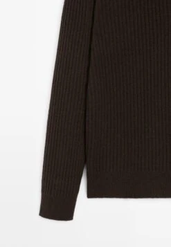 Massimo Dutti MOCK NECK SWEATER - Jumper - Bordeaux -Massimo Dutti Shop 4824db56f3a94d088a5b1b0472d347f5