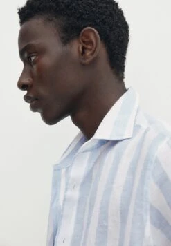 Massimo Dutti Striped - Shirt - Light Blue 15 Massimo Dutti Striped - Shirt - Light Blue -Massimo Dutti Shop 482c012028db4b61a9279c5a6c5ec305