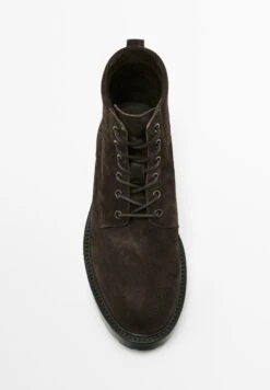 Massimo Dutti OILED SPLIT - Lace-up Ankle Boots - Dark Brown -Massimo Dutti Shop 4838cb2b8b684d768b69d2b544ed5b86