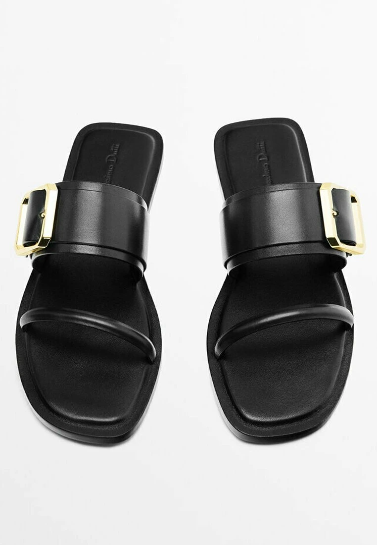 Massimo Dutti With Buckle - Mules - Black 5 Massimo Dutti With Buckle - Mules - Black - Image 3