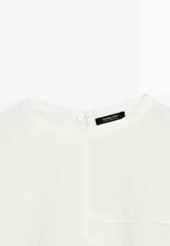 Massimo Dutti SHORT CAPE WITH SEAM DETAILS - Cape - White -Massimo Dutti Shop 487e5b2c288e4efba4b870c399afdfb3