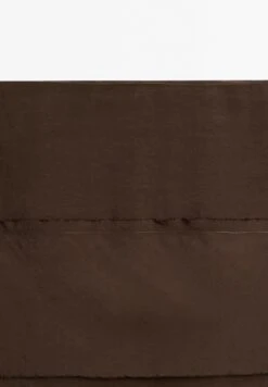 Massimo Dutti MIDI WITH RUFFLE DETAIL - Maxi Skirt - Dark Brown -Massimo Dutti Shop 4892041aaa674561b0082f909d42f3f6