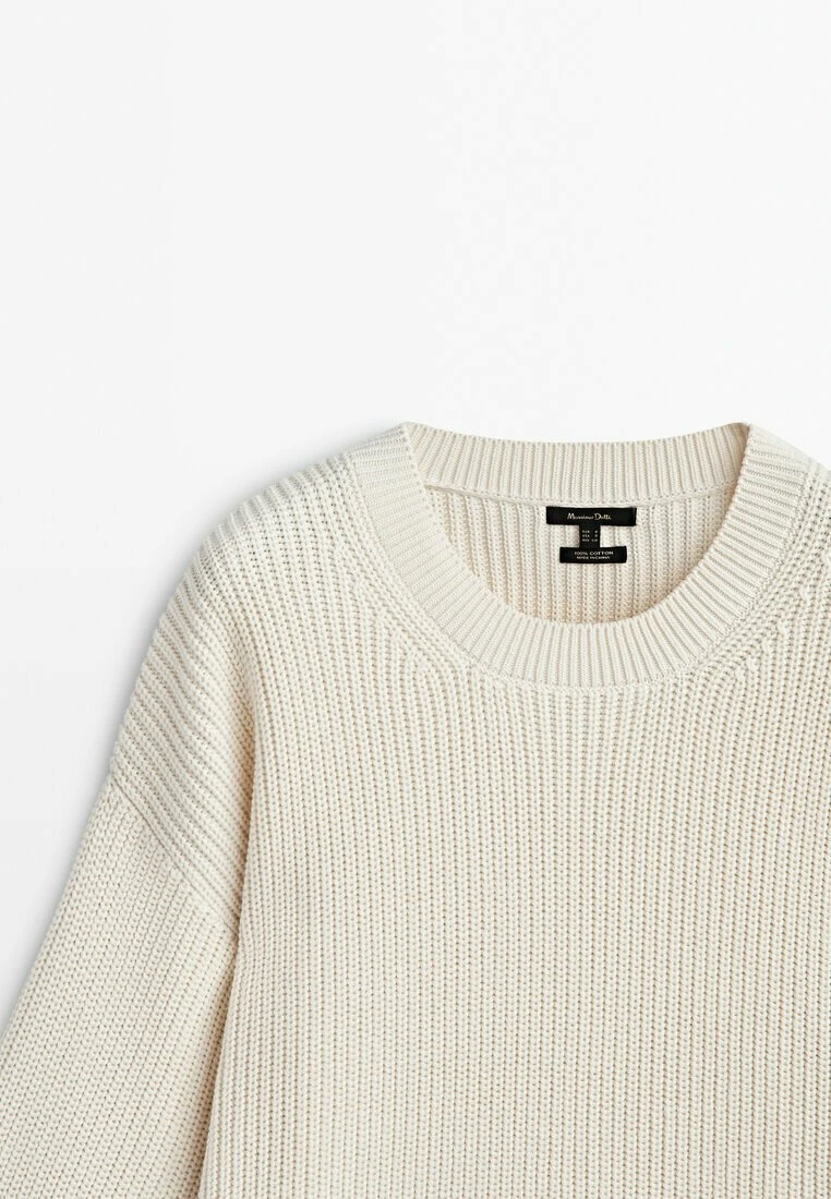 Massimo Dutti Purl With Stripes And Side Buttons - Jumper 10 Massimo Dutti Purl With Stripes And Side Buttons - Jumper - Image 8