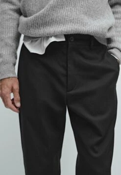 Massimo Dutti JOGGER FIT - Trousers - Black -Massimo Dutti Shop 48e13a823e674a318ca98850fd276c68