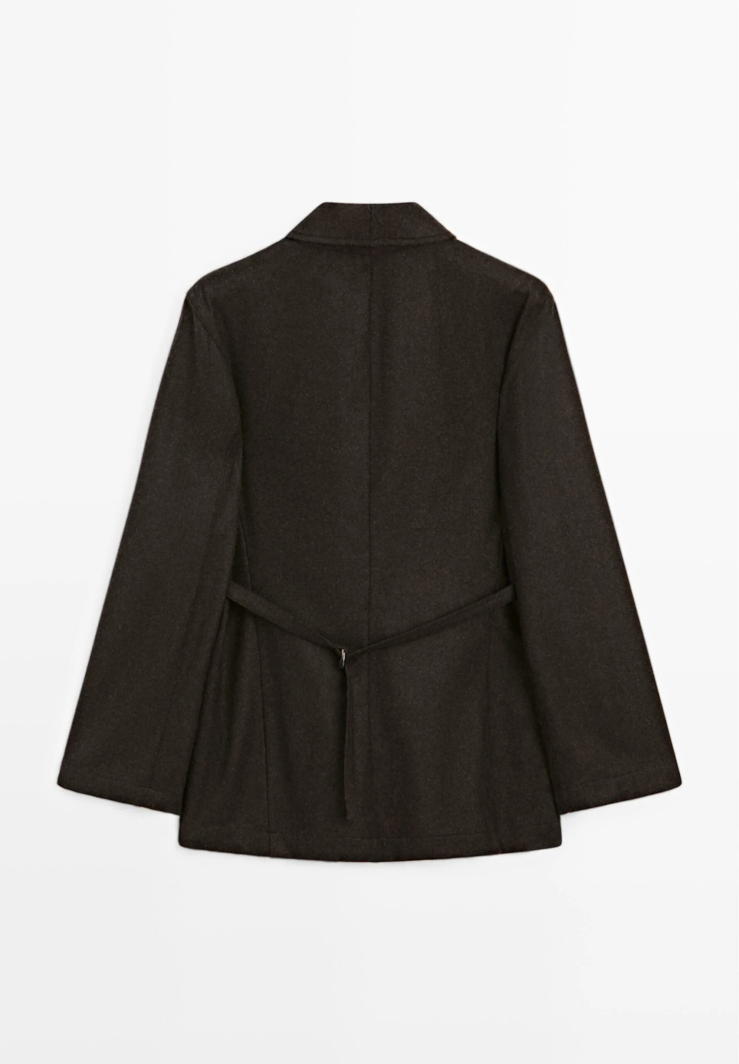 Massimo Dutti DOUBLE-BREASTED - Blazer - Mottled Dark Brown 10 Massimo Dutti DOUBLE-BREASTED - Blazer - Mottled Dark Brown - Image 8