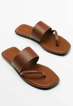 Massimo Dutti With Wide Strap - T-Bar Sandals -Massimo Dutti Shop 4938fe6b3441400d9b4697d56563a2b7