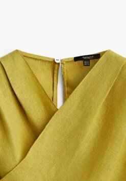Massimo Dutti Crossover - Blouse - Mustard Yellow 19 Massimo Dutti Crossover - Blouse - Mustard Yellow -Massimo Dutti Shop 494c6a8dfc3e4a1e9a45c89279694863