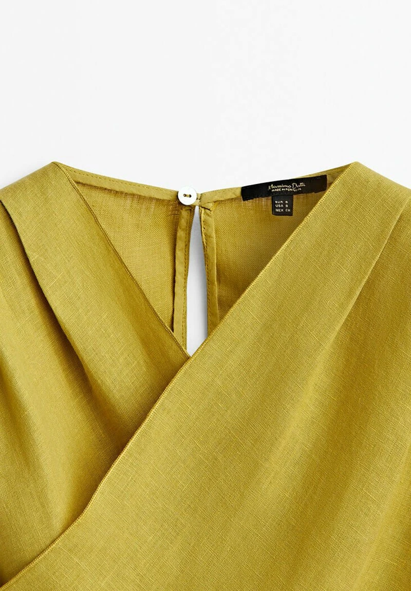 Massimo Dutti Crossover - Blouse - Mustard Yellow 10 Massimo Dutti Crossover - Blouse - Mustard Yellow - Image 8