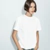Massimo Dutti SHORT SLEEVE - Basic T-shirt - White 2 Massimo Dutti SHORT SLEEVE - Basic T-shirt - White -Massimo Dutti Shop 495707f2aeee47d0ac7e685c7654f887
