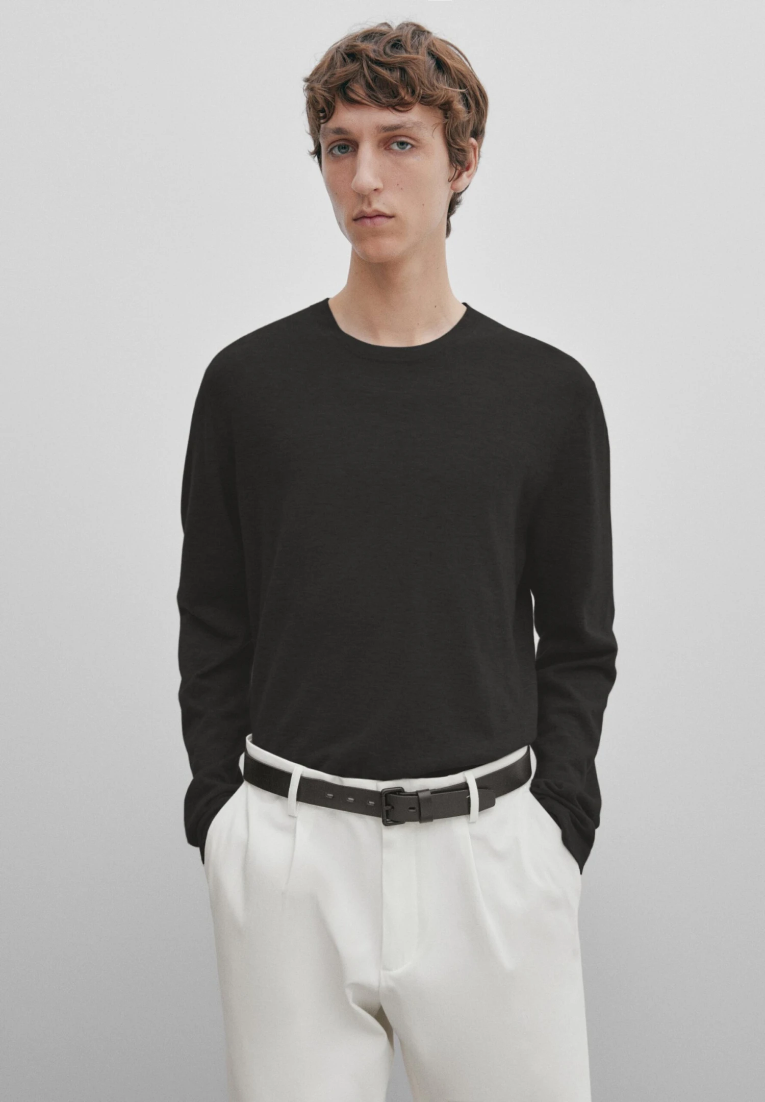 Massimo Dutti Studio - Long Sleeved Top - Black 3 Massimo Dutti Studio - Long Sleeved Top - Black