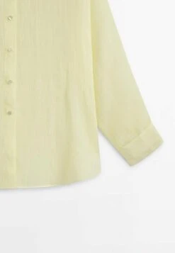 Massimo Dutti Batwing Sleeve- Button-Down Blouse - Yellow -Massimo Dutti Shop 497c4c03bc174486a8b74ac094207921