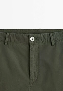 Massimo Dutti Micro-Twill Bermuda- Shorts - Khaki -Massimo Dutti Shop 49a865755f914f408140feb7de6031cf