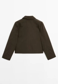 Massimo Dutti SHORT WATER-REPELLENT PUFFER - Light Jacket - Dark Brown -Massimo Dutti Shop 49bfc2664b034e9ca9c9e711bfdac171