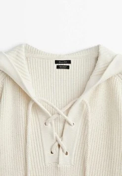 Massimo Dutti Purl With Hood And Drawstrings - Hoodie - Beige 18 Massimo Dutti Purl With Hood And Drawstrings - Hoodie - Beige -Massimo Dutti Shop 49f46ef930494f1d9dd42e7a9fd73825