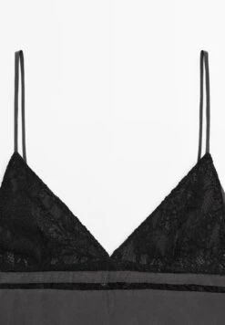 Massimo Dutti STRAPPY MIDI WITH LACE DETAIL - Cocktail Dress / Party Dress - Grey -Massimo Dutti Shop 4a32aa0c55f54f768df9260825825635