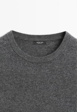 Massimo Dutti CREW NECK SWEATER - Jumper - Grey -Massimo Dutti Shop 4aa389b373df4e88997278590e0488aa