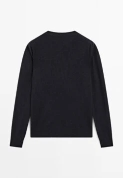 Massimo Dutti CREW NECK CASHMERE WITH LONG SLEEVES - Jumper - Dark-blue Denim -Massimo Dutti Shop 4ace78d6fbb14f97b182e905dfb7cff0