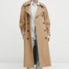 Massimo Dutti Voluminous With Belt - Trenchcoat - Camel -Massimo Dutti Shop 4ae2af9d55ec4c848b3a78fc987e0916