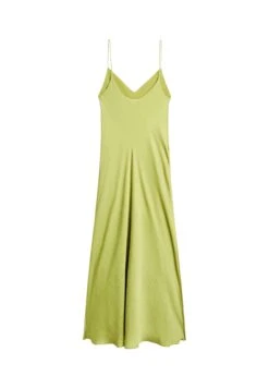 Massimo Dutti FLOWING SATIN MIDI - Cocktail Dress / Party Dress - Light Green -Massimo Dutti Shop 4ae59aebcd68404ea6a86dab9330e61c