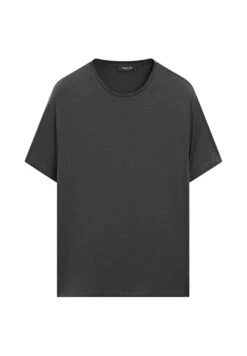 Massimo Dutti SHORT SLEEVE - Basic T-shirt - Dark Blue -Massimo Dutti Shop 4b55c0bf88924639a3a316912afa97af