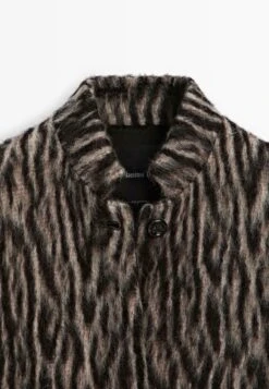 Massimo Dutti ANIMAL PRINT - Classic Coat - Mottled Brown -Massimo Dutti Shop 4b6bf954af1f465993345449ec07f851