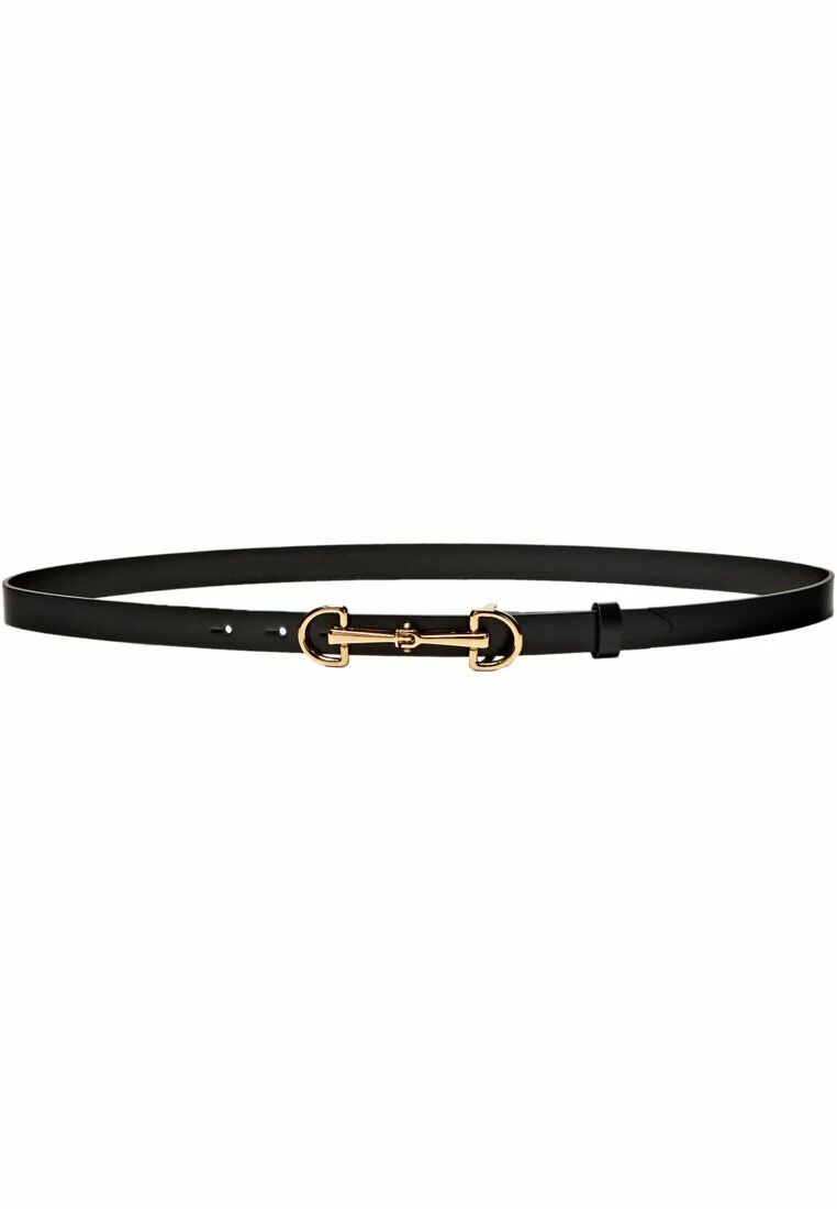 Massimo Dutti With Double Long Buckle- Belt - Black 3 Massimo Dutti With Double Long Buckle- Belt - Black