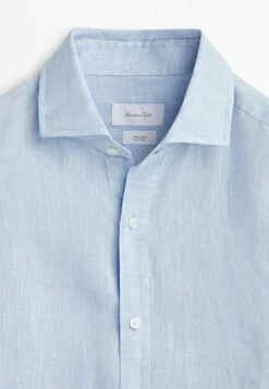 Massimo Dutti Dyed - Shirt - Light Blue -Massimo Dutti Shop 4c0839059d964baa860ff9c765b415f9
