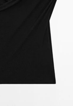 Massimo Dutti SURPLICE BOAT NECK - Print T-shirt - Black -Massimo Dutti Shop 4c13aa20e4084e17901a88596745fe16