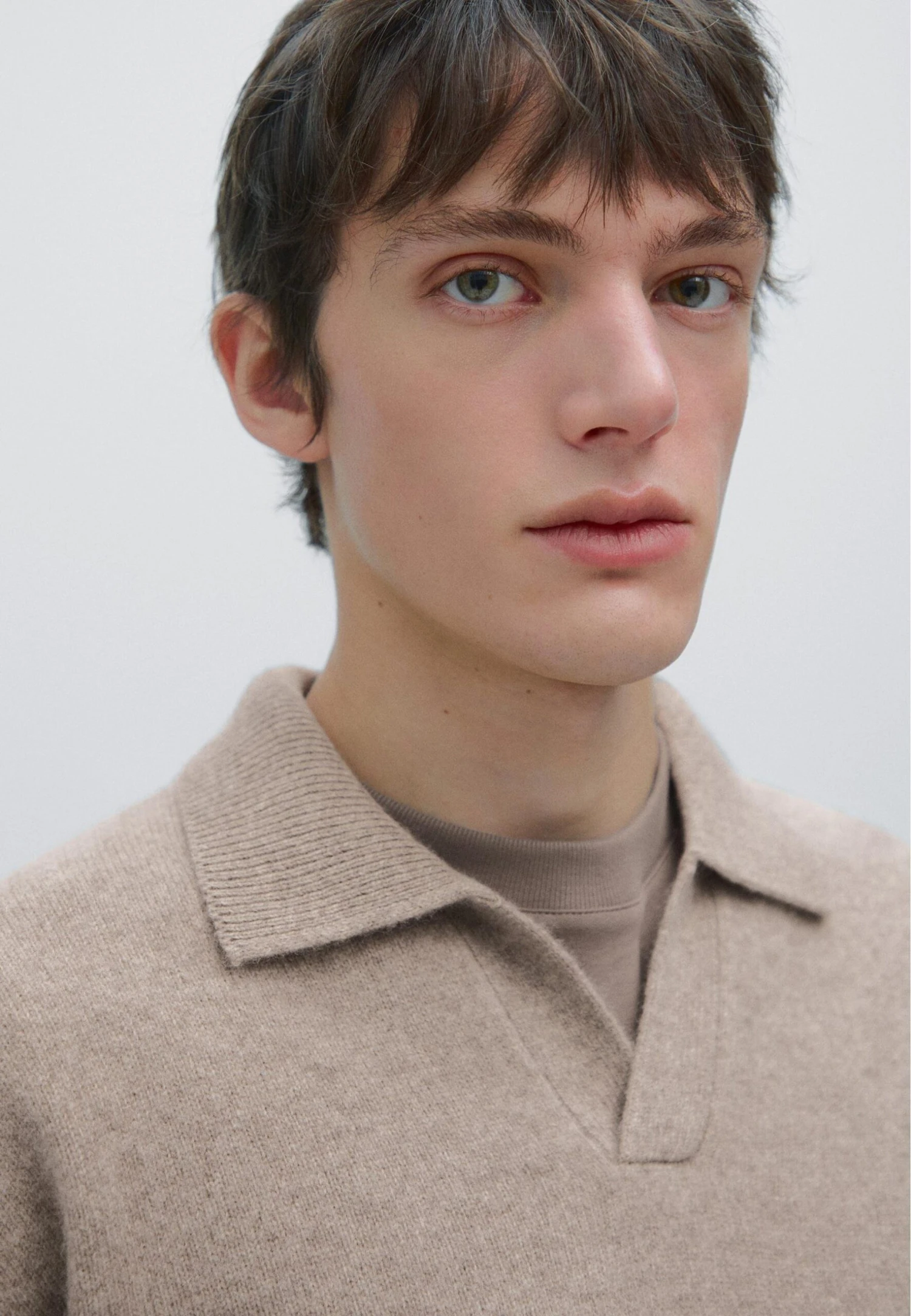 Massimo Dutti V-NECK - Long Sleeved Top - Beige 7 Massimo Dutti V-NECK - Long Sleeved Top - Beige - Image 5