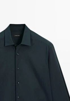 Massimo Dutti SLIM FIT STRETCH - Shirt - Dark Blue -Massimo Dutti Shop 4c7b686780fe4dd3aa3a110f87609df8