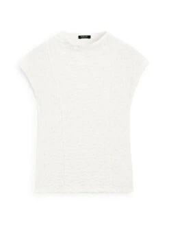 Massimo Dutti SLEEVELESS WITH GATHERED DETAIL - Basic T-shirt - White -Massimo Dutti Shop 4c82d9d8170e44b09a81e8037b9e9270